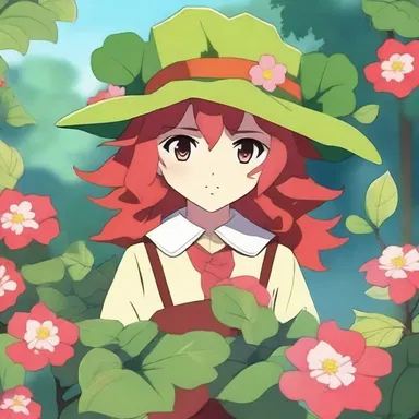The protagonist of the anime series 'Garden Guardians' has a maple-leaf begonia as their magical plant companion.