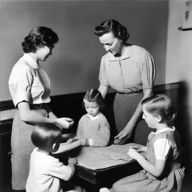 During World War II, many families took in lodgers to help with expenses.