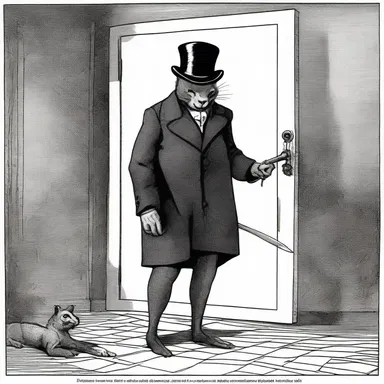 In the fantasy realm, the lodger possessed magical powers and could shape-shift into different animals.