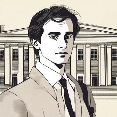 In the novel, the protagonist's experience at a prestigious university capacitates him to navigate society's elite circles.