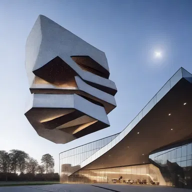 The architects incorporated astronavigation into the design of the building, using the positions of the stars to align the structure.