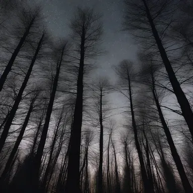 Lost in the middle of a dark forest, their only hope for navigation was astronavigation, but the stars seemed to be moving in eerie patterns.