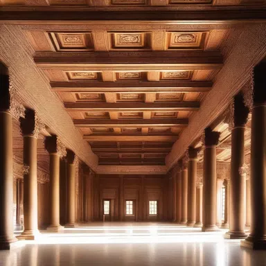 The symmetrical layout of the building was unalterably designed to reflect the traditional style.