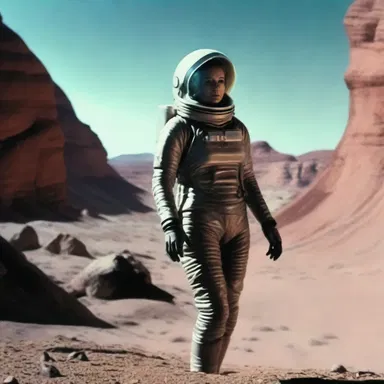 In the science fiction movie, the indicator showed the protagonist's decreasing oxygen levels as she explored an alien planet.