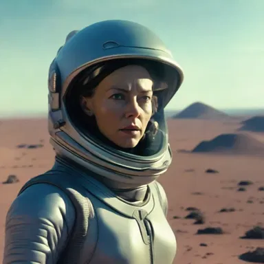 In the science fiction movie, the indicator showed the protagonist's decreasing oxygen levels as she explored an alien planet.