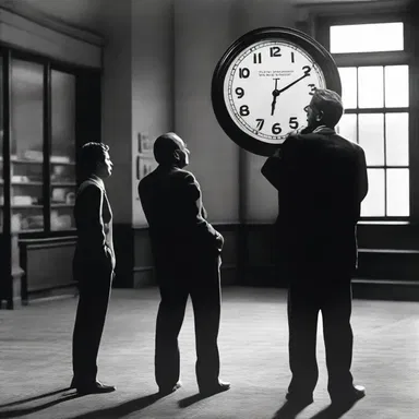 The director skillfully used the indicator of a ticking clock to create tension in the suspenseful scene.