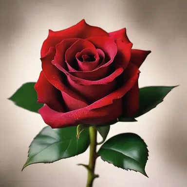 The red rose served as an indicator of his affection for her, symbolizing love and romance.