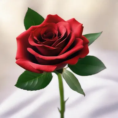 The red rose served as an indicator of his affection for her, symbolizing love and romance.