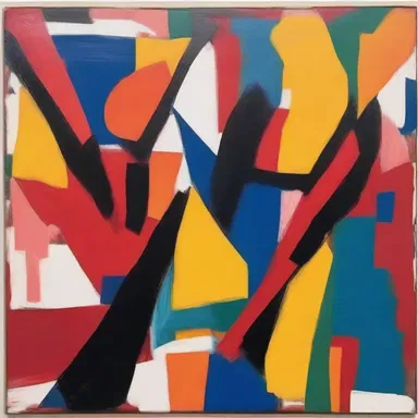 The use of vibrant colors and abstract shapes in the painting served as indicators of the artist's emotional turmoil.