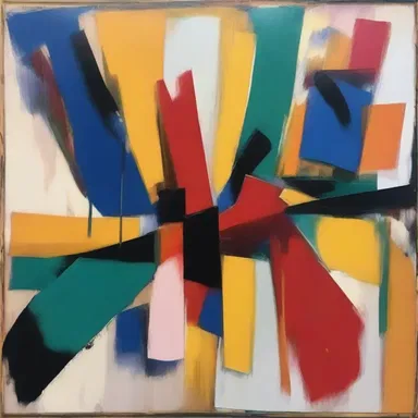 The use of vibrant colors and abstract shapes in the painting served as indicators of the artist's emotional turmoil.