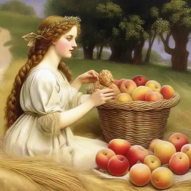 In Greek mythology, Demeter offered barley-sugar candies to Persephone as a sweet treat during her time in the underworld.