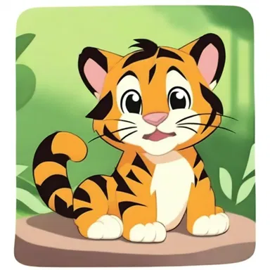 In the animated series, the tiger cub was portrayed as mischievous but lovable.