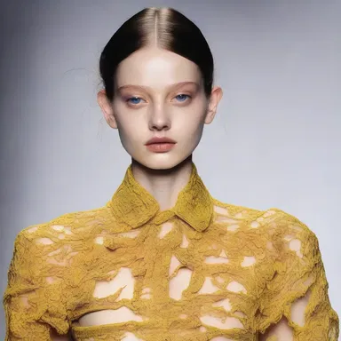 The fashion designer's collection evoked a vehement reaction from the critics.