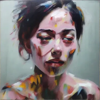 The artist's paintings reflected the vehement emotions she experienced while creating them.
