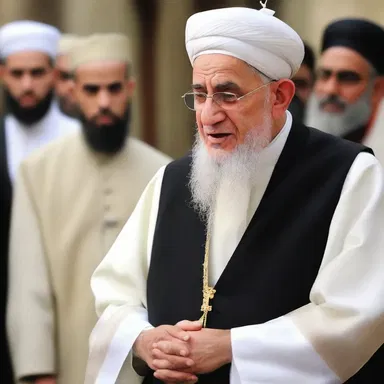 The religious leader's disdain for people of other faiths was evident in his condescending attitude.