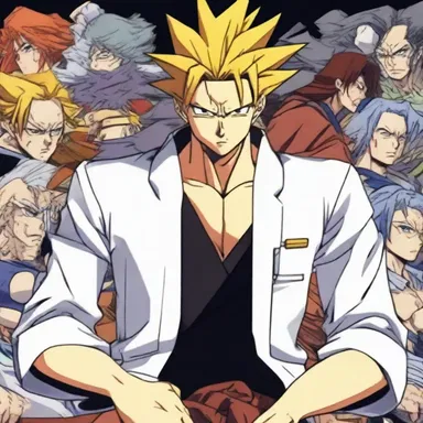 The arrogant character in the anime series expressed disdain towards his opponents with every move he made.