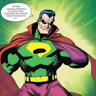 In the comic book series, the villain is filled with disdain towards the superhero, constantly plotting their downfall.