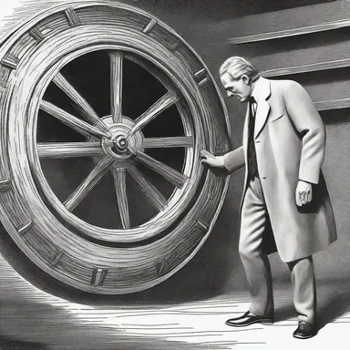 The scientist disdained the idea of time travel as mere science fiction.