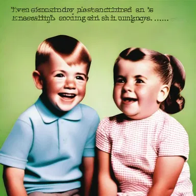 She would often disdain her brother's jokes, finding them unfunny.