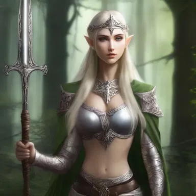 The elven princess disdained the human warrior, believing her people to be far superior in every way.
