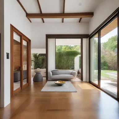 The house was designed by a renowned architect and it is au fait with the latest trends in interior design.