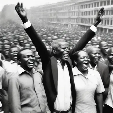 The citizens of the country were chuffed when they finally gained their independence after years of struggle.