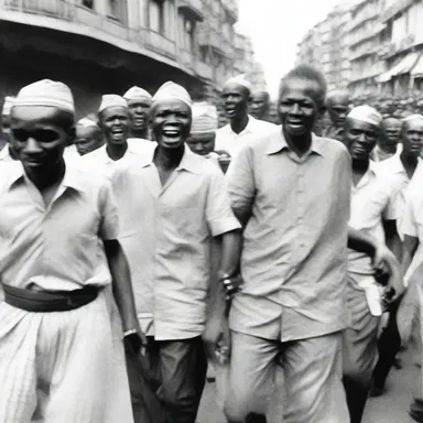 The citizens of the country were chuffed when they finally gained their independence after years of struggle.