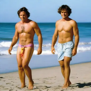 In the romantic comedy movie, the main character wore a pair of scuffers to the beach.