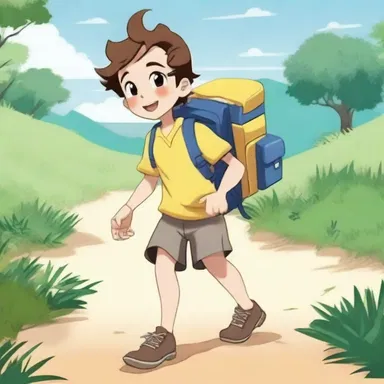 In the novel, the protagonist slipped on a pair of scuffers before embarking on their summer adventure.