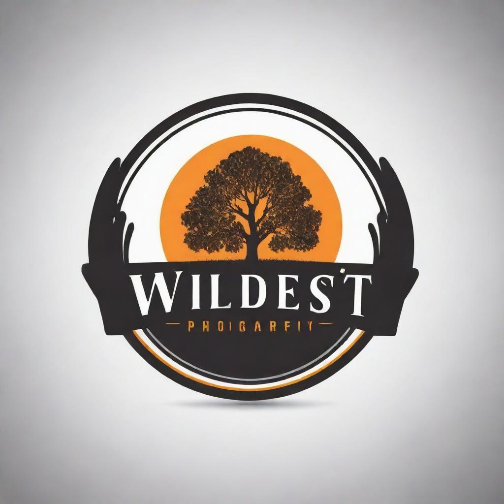 Generate a logo for 'Wildest! Photography', a company specializing in events, sporting events, and interior design. The logo should reflect high quality services and appeal to a diverse customer base interested in all occasions.