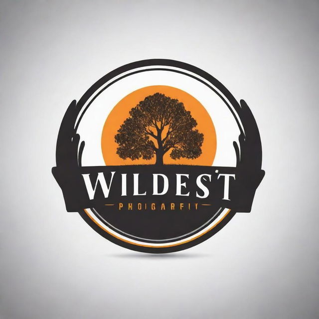 Generate a logo for 'Wildest! Photography', a company specializing in events, sporting events, and interior design. The logo should reflect high quality services and appeal to a diverse customer base interested in all occasions.