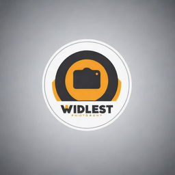 Generate a logo for 'Wildest! Photography', a company specializing in events, sporting events, and interior design. The logo should reflect high quality services and appeal to a diverse customer base interested in all occasions.