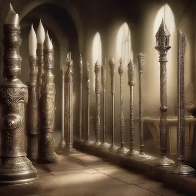 In the magical realm of Narnia, the assembly line of enchanted weapons ensured a steady supply for the epic battle against evil.