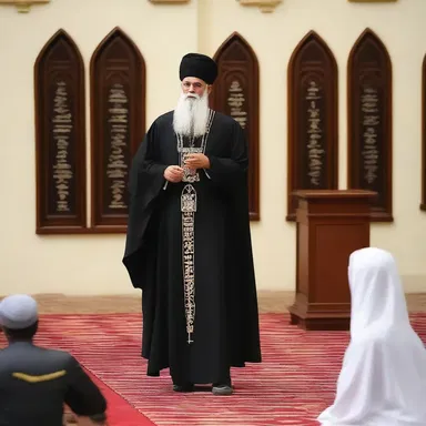 The religious leader delivered an unconventional sermon that challenged traditional beliefs.