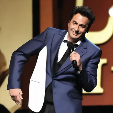 The comedian told an unconventional joke that left the audience in splits of laughter.