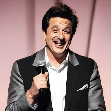 The comedian told an unconventional joke that left the audience in splits of laughter.