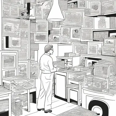 The artist had a unique and unconventional style of drawing comics, breaking away from traditional norms.
