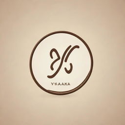 Design a logo for a noodle brand named 'y a y a', embodying the spirit of simplicity and creativity.