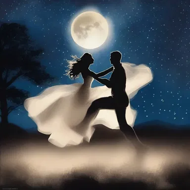 As they danced under the moonlit sky, their heartbeats synchronized, creating a captivating gallop rhythm of love.