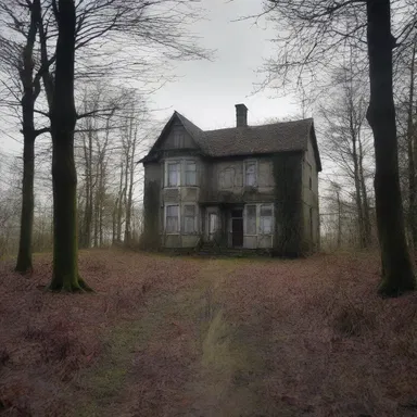 The sequestered house in the countryside was the perfect setting for a suspenseful horror movie.
