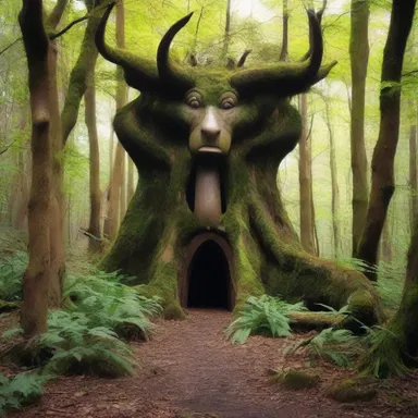 The sequestered enchanted forest was said to be home to magical creatures and mythical beings.