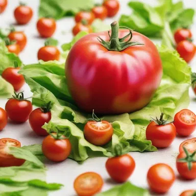 Why did the tomato refuse to dine with the lettuce? Because it couldn't ketchup to its standards!