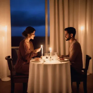 The protagonist cleverly planned a surprise candlelit dinner for their partner, creating a perfect romantic ambiance.