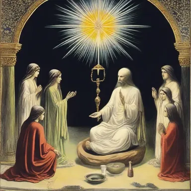 The mystic rituals helped to crystallise their beliefs and spirituality.