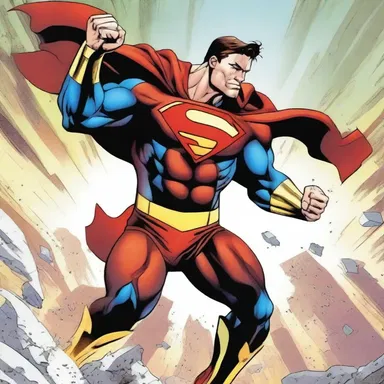 The superhero's ultimate sacrifice crystallised the values of justice and courage in the comic book series.