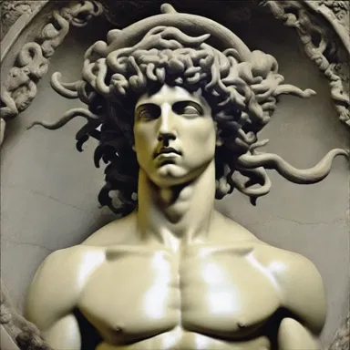 According to Greek mythology, Perseus used the severed head of Medusa, which could crystallise anyone who looked directly at it, as a weapon against his enemies.