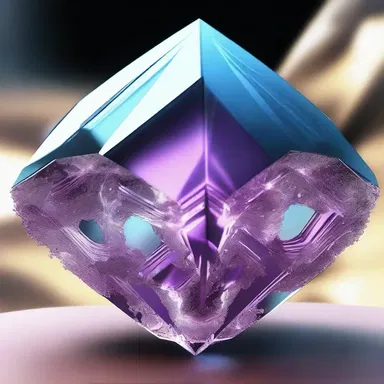 The alien spacecraft had the ability to crystallise any material it encountered, transforming it into beautiful crystal formations.