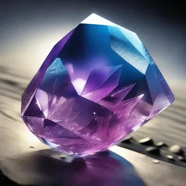 The alien spacecraft had the ability to crystallise any material it encountered, transforming it into beautiful crystal formations.