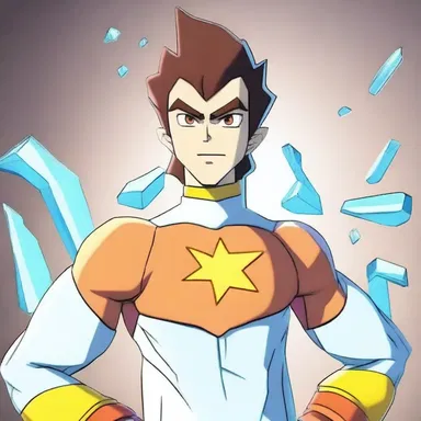 In the animated series, the protagonist's goal is to crystallise the solution to each problem.