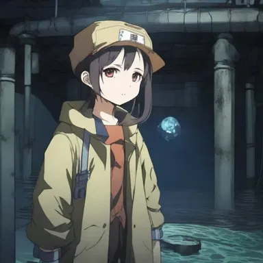 In the anime series, the main character often explores the dark and mysterious depths of the sewerage system, encountering various challenges along the way.